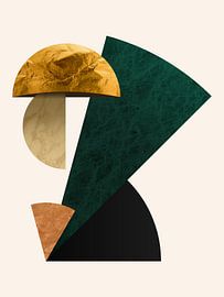 MODERNE BUNTE GEOMETRISCHE ABSTRAKTE KUNST von Online Arts