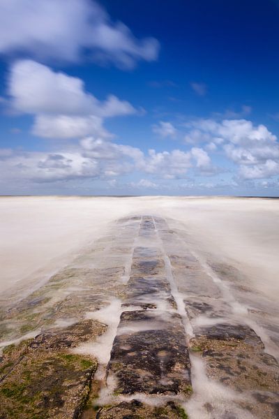 Belgian breakwater II color by Leo van Valkenburg