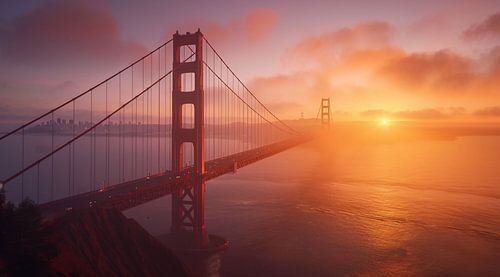 Uitzicht op de Golden Gate Bridge
