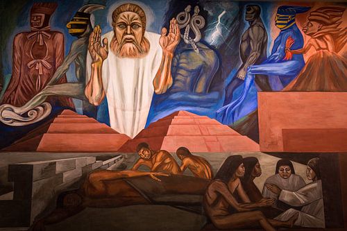Het epos van de Amerikaanse beschaving, José Clemente Orozco, 1932-34