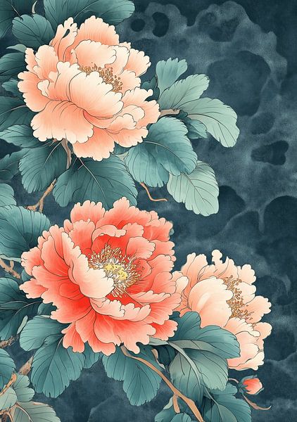 Fleurs roses par Dream Drip