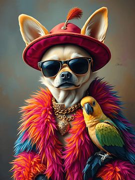 Chihuahua by Jolique Arte
