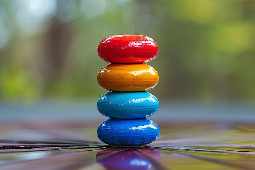 Minimalistisch Stenen Stapeling van Art & Soul Creations