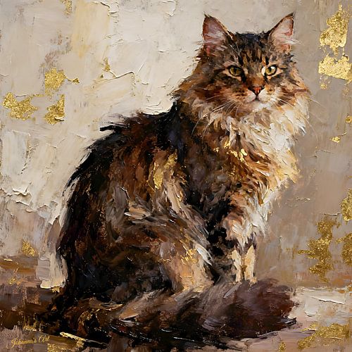 Cat Art Collection – Noorse boskat 1