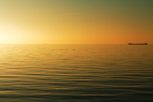 Zonsopgang Waddenzee