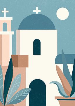 Santorini 03 van Katarzyna Gąsiorowska