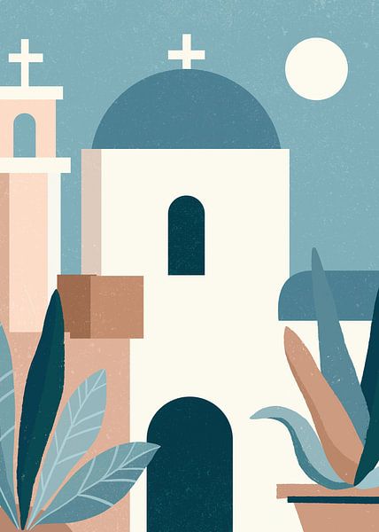Santorini 03 van Katarzyna Gąsiorowska