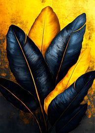 Schwarze Bananenblätter von JBJart Justyna Jaszke