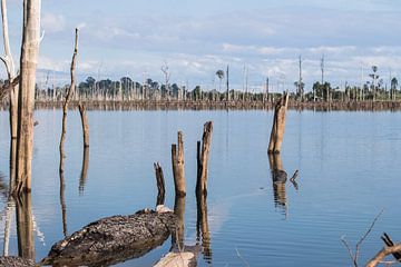 Fraai meer in Laos, Thakhek Loop van Anne Zwagers