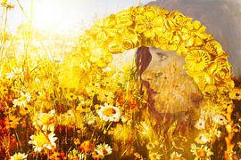 Dreaming of a golden future by Helga Blanke