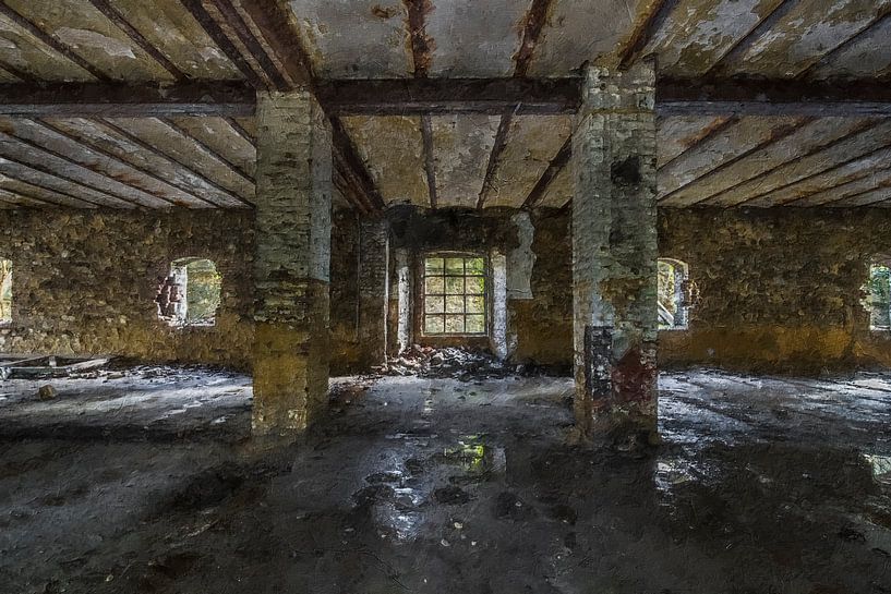 Vieux et abandonné - Fort de la Chartreuse par Digitale Schilderijen