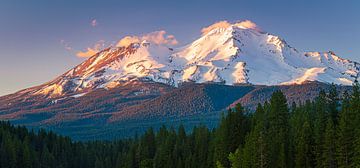 Blick auf den Mount Shasta, Kalifornien