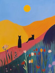 Chat dans un pré fleuri, Henri Matisse