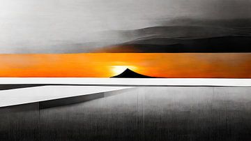Zonsondergang abstract-14