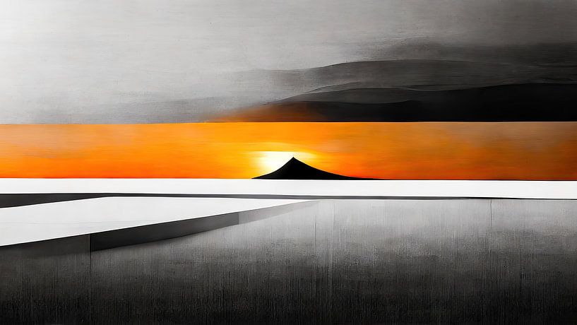 Sunset abstract-14 by Rautenberg Digital Art Maritim