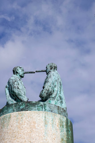 “The Liars” (2005) by Nicolas Dings (born 1953) in Osnabrück,