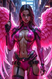 NEON ANGEL KILLER - The sexy killer angel in the cyberpunk city