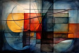 Line by Abstract Painting