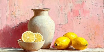 Citrus & Keramiek in Roze no.2 van Studio BB