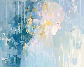 Ätherisches Profil von Blickfänger Gemälde