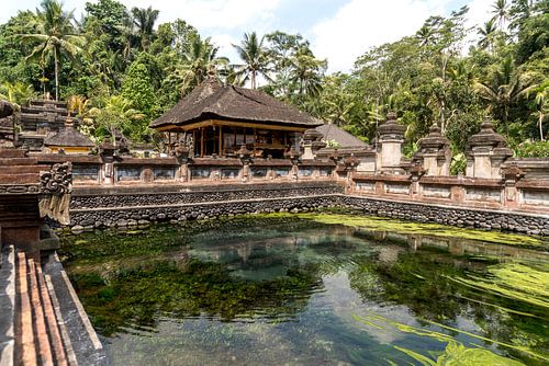 Tempelcomplex Pura Tirta Empul bij Ubud, Bali, Indonesië
