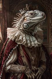 Iguana royal sur Poster Art Shop