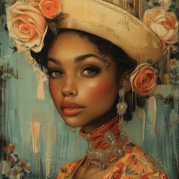 Modern portrait with a classic twist by Carla Van Iersel