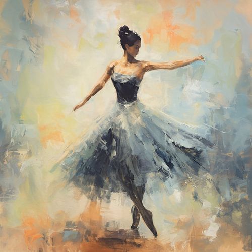 Ballerina | Modern Ballet van ARTEO Schilderijen