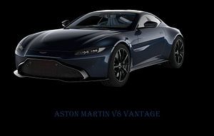 Aston Martin Vantage mit Text