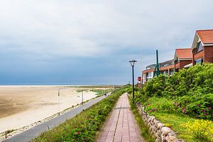Strand und Promenade in Wittdün auf der Insel Amrum