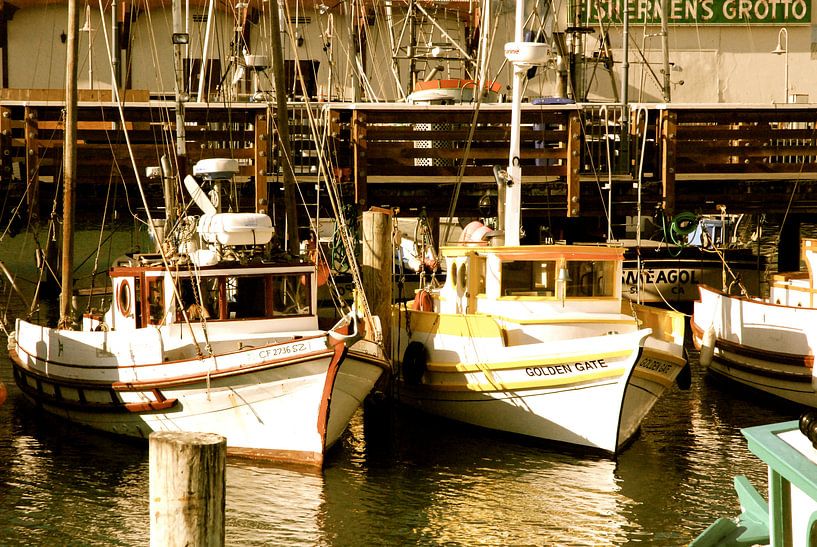 Boats of San Francisco, California by Samantha Phung