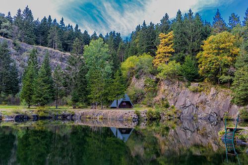 Herfstidylle op de Rennsteig