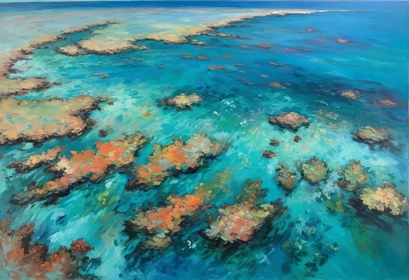 Australian Great Barrier Reef Landscape by MIROKKU