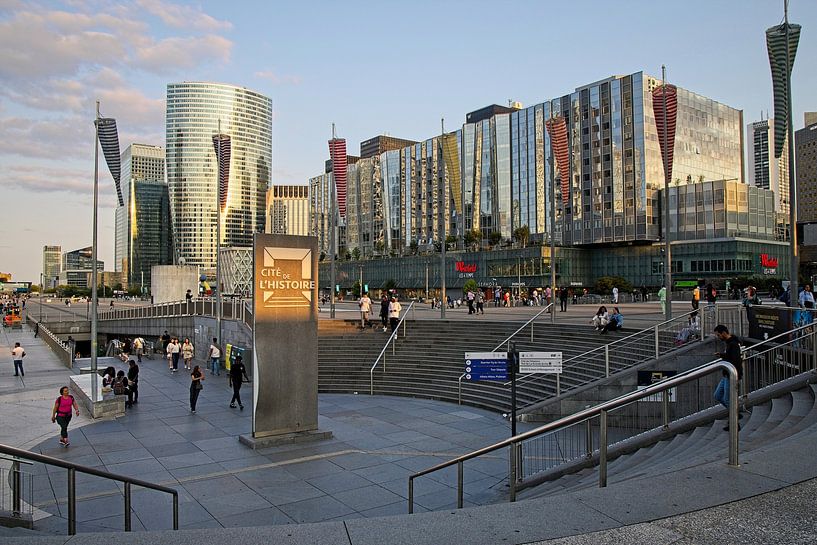 Zonsondergang @ La Defense van Rob Boon