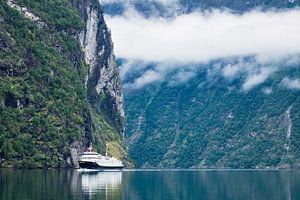 Blick auf den Geirangerfjord