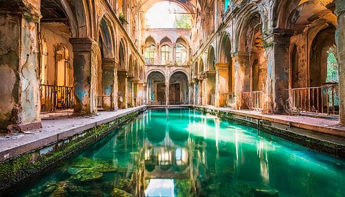 Verloren plaatsen oude fabriek