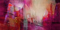 Doorzichtigheid: rood ontmoet magenta en roze van Annette Schmucker thumbnail