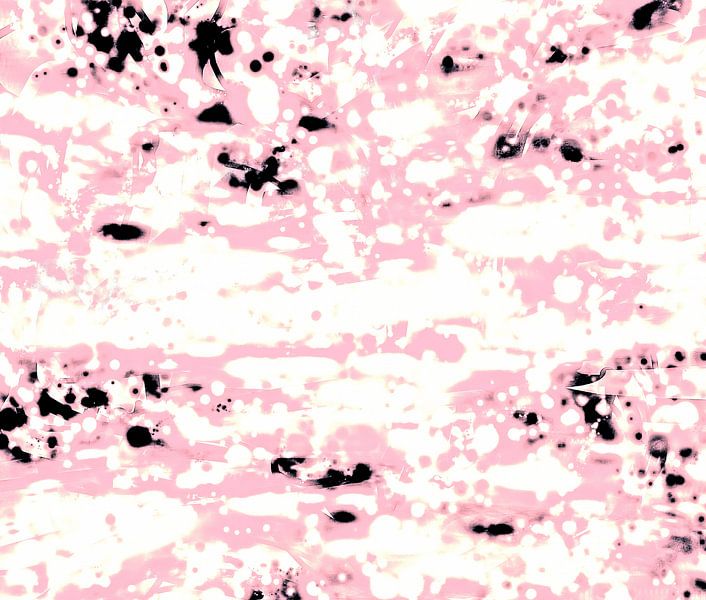 Abstract Lava Pattern In Light Pink And White par GittaGsArt
