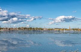 Enkhuizen Skyline in Mirror Image by Brian Morgan