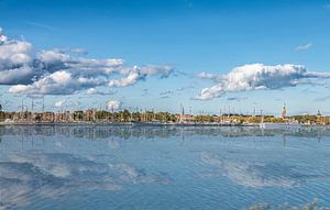 Enkhuizen Skyline im Spiegelbild