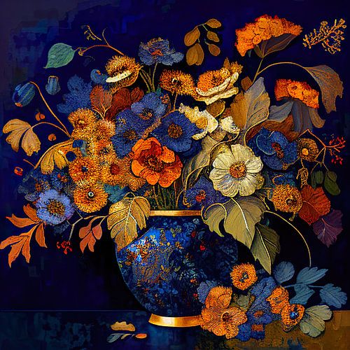 Boeket in Jugendstil stijl