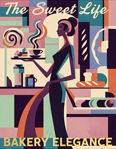 Art-Déco-Eleganz: Die Bäckerei Sweet Life Scene