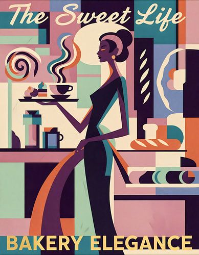 Art Deco Elegantie: De bakkerij van het zoete leven