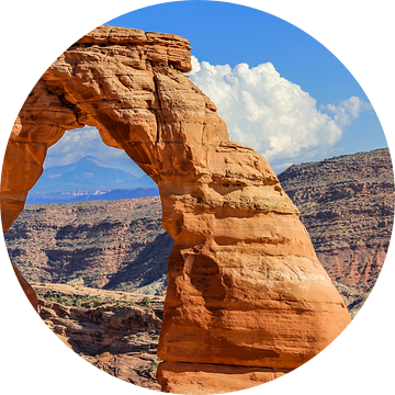 Delicate Arch, Utah van Peter Leenen