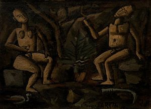 Joaquín Torres García - Komposition mit Figuren (1928)