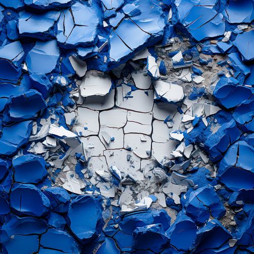 Doorbraak van de blauwe muur