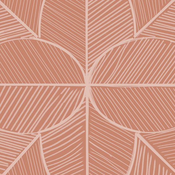 Hand painted tropical leaf by Mad Dog Art