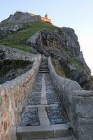 Der Weg hoch zu San Juan de Gaztelugatxe