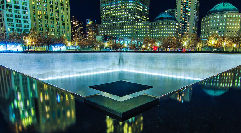 9/11 Memorial South Pool by Fabian Bosman