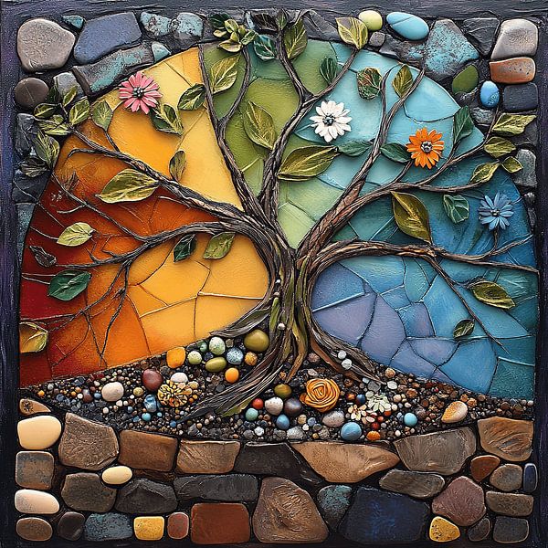 Tree of Life's Seasons by Art Lovers